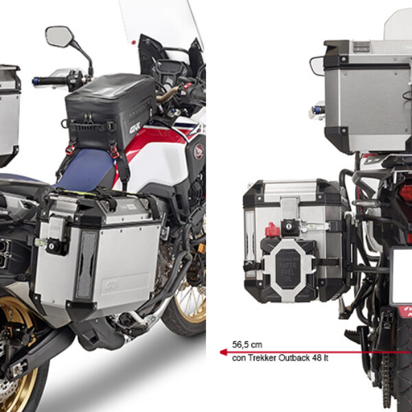 Givi Tubular pannier holder for CAM Trekker Outback CRF1000L Africa Twin (16)