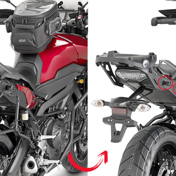 Givi Rapid release tub. side-case holder for MONOKEY® MT-09 Tracer (15)