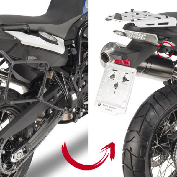 Givi Rapid release tubular side-case holder for MONOKEY® cases BMW
