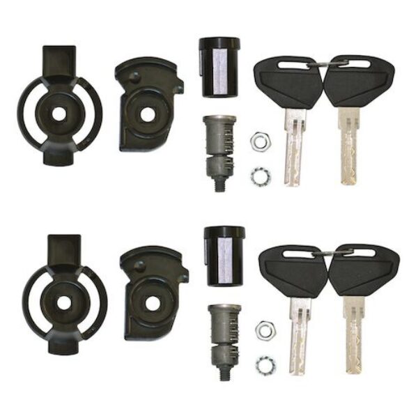 Security Lock key set for 2 cases including bush and under lock platelets