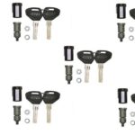 Security Lock key set for 5 cases including bush and under lock platelets