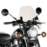Givi Universal screen with 2 point handlebar bronzè 36.9 x 42.5 cm (HxW)