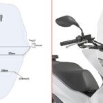 Givi Specific screen transparent 63 x 43.5 cm (H x W) PCX 125-150 (14-17)