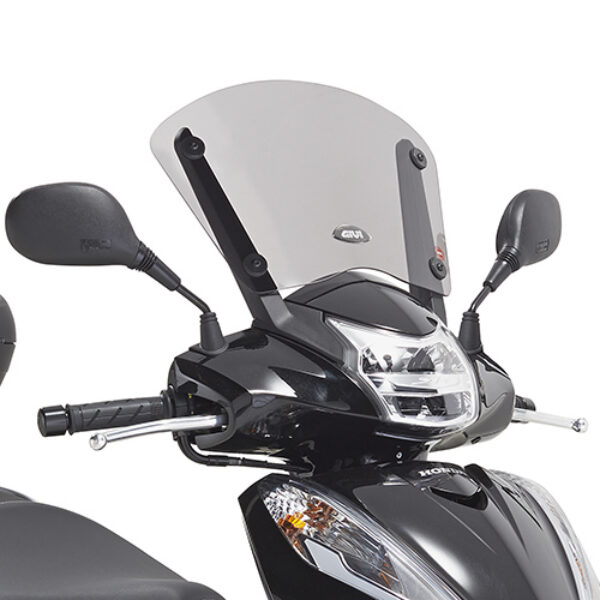 Givi Specific smoked low screen to be fixed with original Honda fitting kit. 27