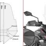 Specific screen transparent 53 x 48 cm (H x W) Versys 1000 (17)