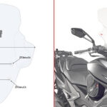 Givi Specific screen transparent 85.5 x 66 cm (h x w) Xciting 400i (13-15)