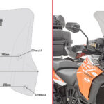 Givi Specific screen smoked 38 x 40 cm 1290 Adventure S / Adventure R (17)