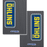 Blackbird Cystall Stickers - Carbon Fiber Look Ohlins