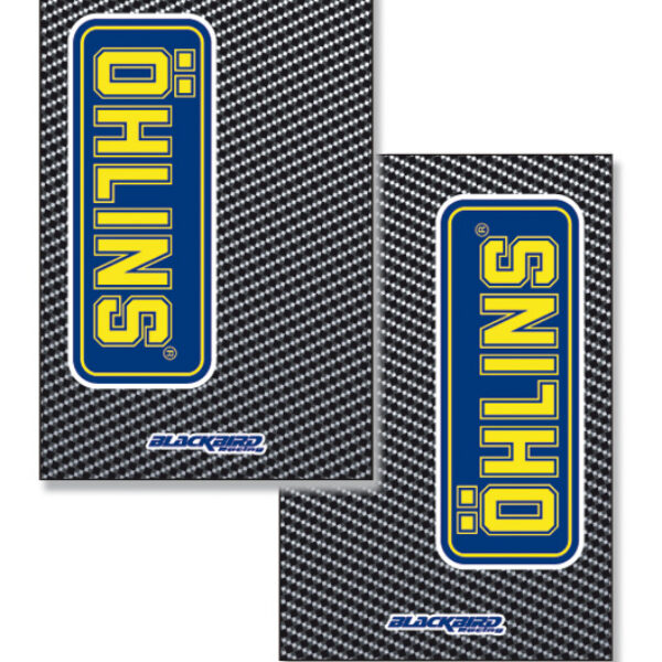 Blackbird Cystall Stickers - Carbon Fiber Look Ohlins