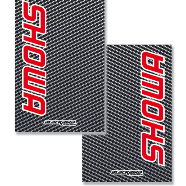 Blackbird Cystall Stickers - Carbon Fiber Look - Showa