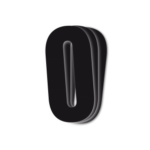 Blackbird Race Numbers Black - pack of 3 cm.13X7 #0