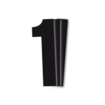 Blackbird Race Numbers Black - pack of 3 cm.13X7 #1