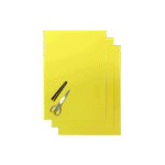 Blackbird Coloured sheet yellow 47x33cm (3pcs)