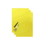 Blackbird Coloured sheet neon yellow 47x33cm (3pcs)