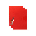 Blackbird Coloured sheet red 47x33cm (3pcs)