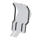 DFK Rear glass with sealing Yamaha Viking 2014-