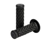 Handgrips Cafe style Black for Ø 22 mm (7/8")