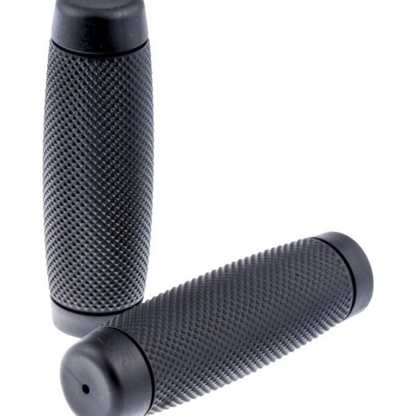 Handgrips Diamond cut Black for Ø 22 mm (7/8")