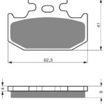 GOLDFREN Brake Pads 001 Ceramic Carbon K1