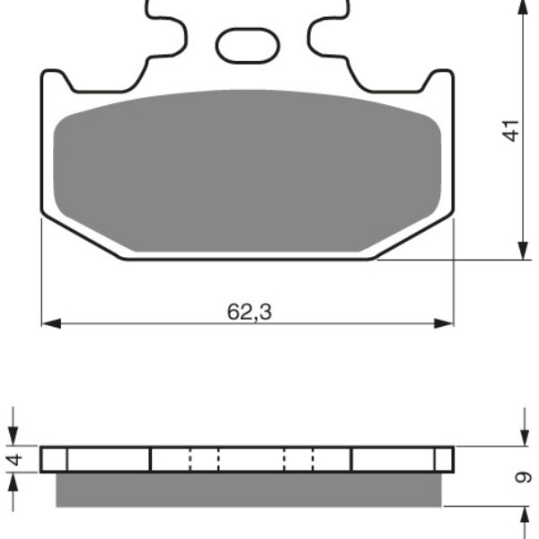 GOLDFREN Brake Pads 001 Ceramic Carbon K1