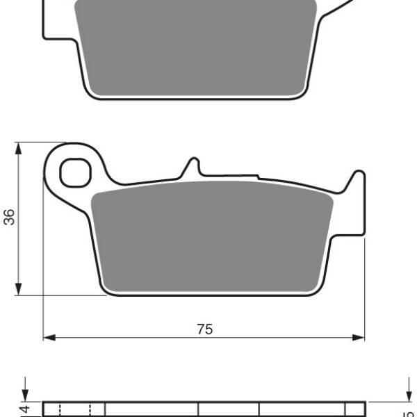 GOLDFREN Brake Pads 003 Ceramic Carbon K1