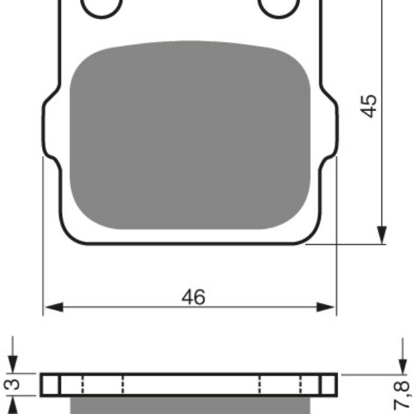 GOLDFREN Brake Pads 007 Ceramic Carbon K1