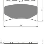 GOLDFREN Brake Pads 019 Ceramic Carbon AD