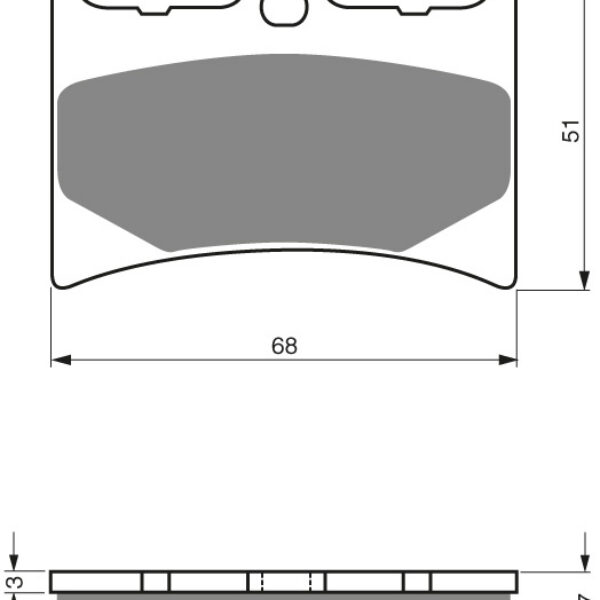 GOLDFREN Brake Pads 019 Ceramic Carbon AD