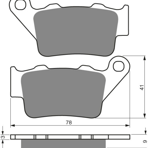 GOLDFREN Brake Pads 023 Ceramic Carbon K1