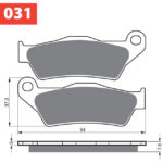 GOLDFREN Brake Pads 031 Ceramic Carbon S33