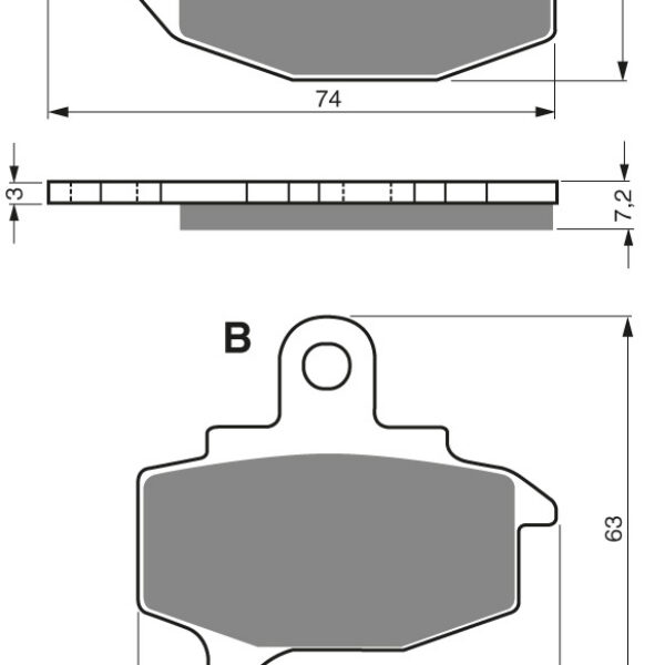 GOLDFREN Brake Pads 035 Ceramic Carbon AD