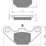 GOLDFREN Brake Pads 042 Ceramic Carbon AD