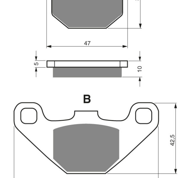 GOLDFREN Brake Pads 042 Ceramic Carbon AD