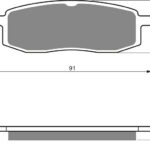 GOLDFREN Brake Pads 043 Ceramic Carbon AD