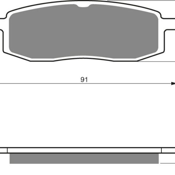 GOLDFREN Brake Pads 043 Ceramic Carbon AD