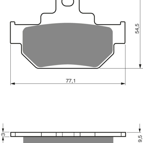 GOLDFREN Brake Pads 046 Ceramic Carbon AD