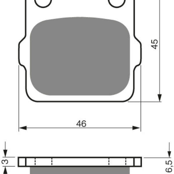 GOLDFREN Brake Pads 077 Ceramic Carbon K1