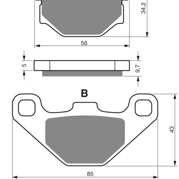GOLDFREN Brake Pads 094 Ceramic Carbon K1