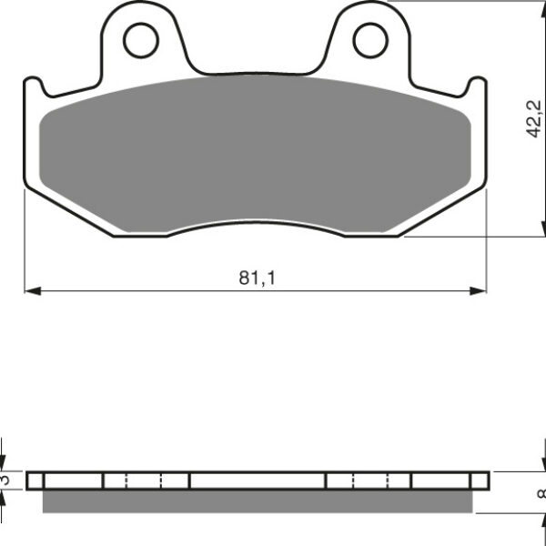 GOLDFREN Brake Pads 102 Ceramic Carbon AD