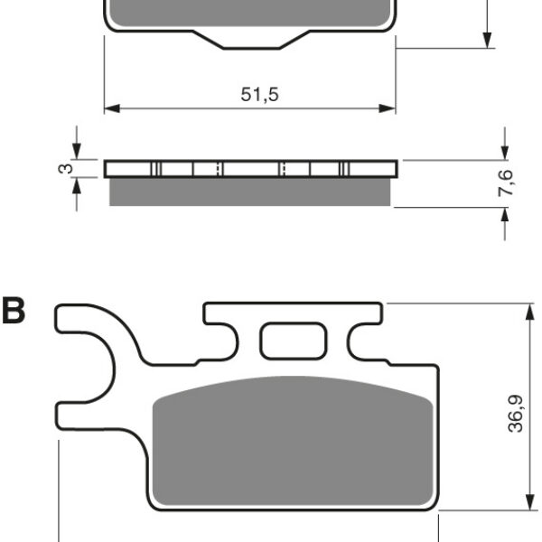 GOLDFREN Brake Pads 167 Ceramic Carbon K1