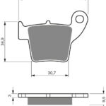GOLDFREN Brake Pads 176 Ceramic Carbon K1