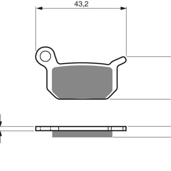 GOLDFREN Brake Pads 190 Ceramic Carbon K1