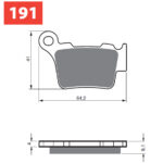 GOLDFREN Brake Pads 191 Ceramic Carbon S33 Brembo