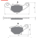 GOLDFREN Brake Pads 226 Ceramic Carbon K1