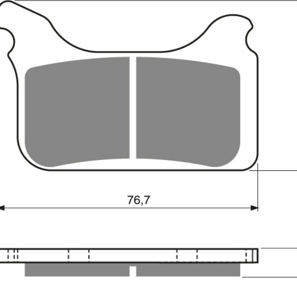 GOLDFREN Brake Pads 231 Ceramic Carbon AD