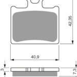 GOLDFREN Brake Pads 297 Ceramic Carbon AD