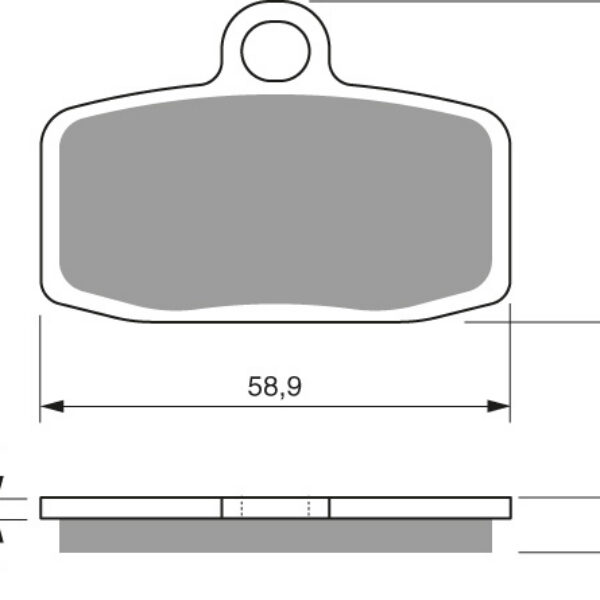 GOLDFREN Brake Pads 307 Ceramic Carbon AD