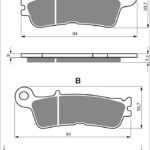 GOLDFREN Brake Pads 403 Ceramic Carbon S33