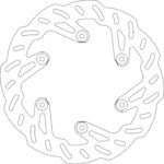 GOLDFREN Brakedisc rear YZ/WR125/250 98-01YZF/WR250-04