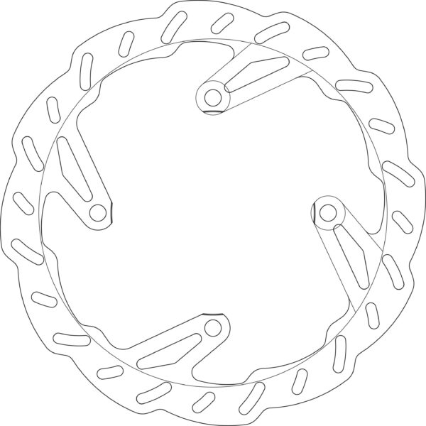 GOLDFREN Brakedisc Front RM-Z250 07-22RM-Z450 05-17